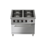 Commercial 4-Burner Gas Range with Oven VITAL
