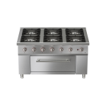 VITAL GKF150 6-Burner Commercial Gas Range