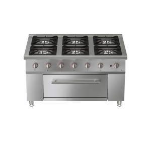 VITAL GKF150 6-Burner Commercial Gas Range