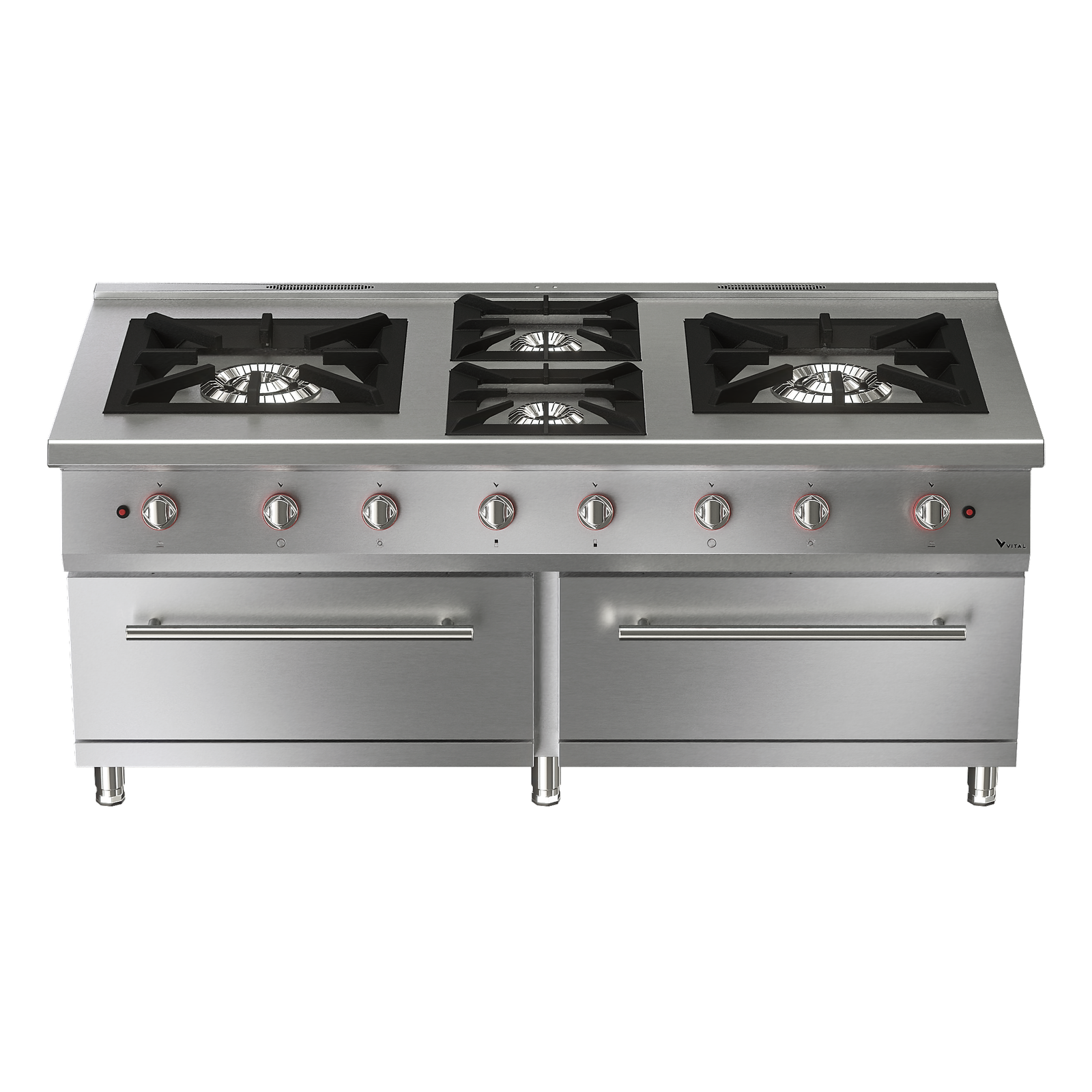 VITAL GKF200 8-Burner Commercial Gas Range