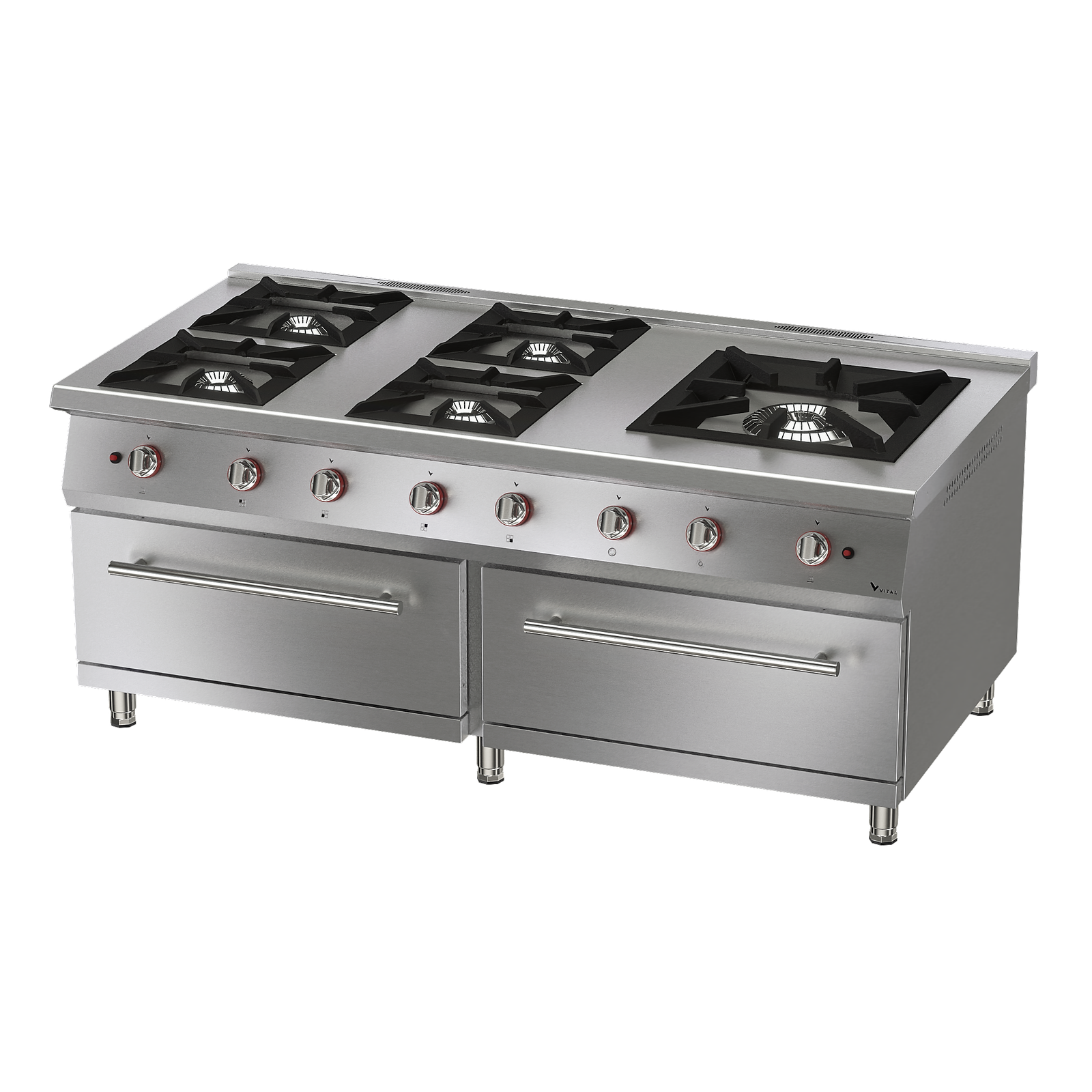VITAL GKF203 Hybrid 6-Burner Gas Range