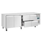 ثلاجة كاونتر تجارية أربعة أدراج وبابان
