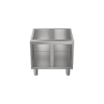 Open Commercial Stainless Steel 2-Compartment Chef Base