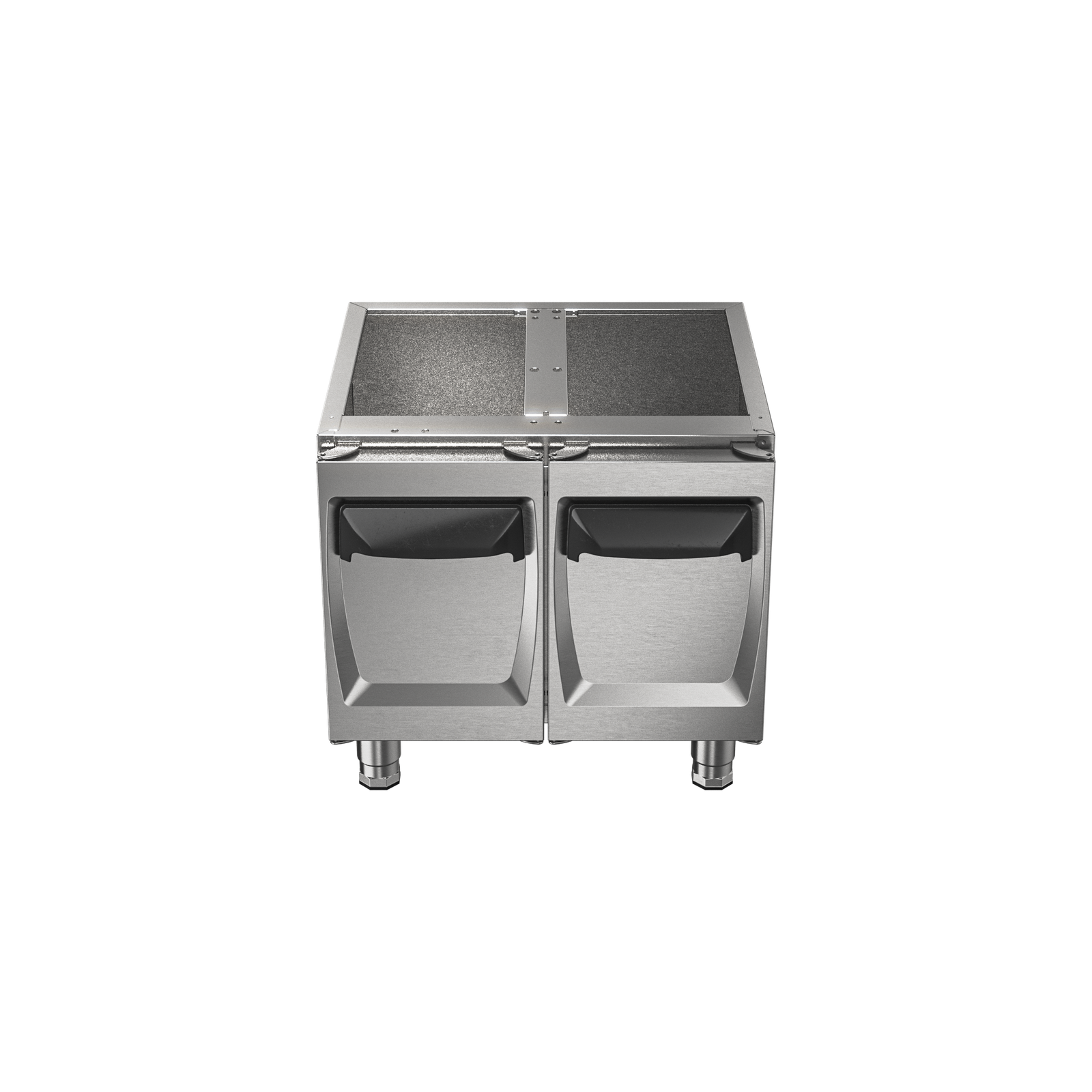 Commercial Stainless Steel 2-Drawer Side-by-Side Chef Base